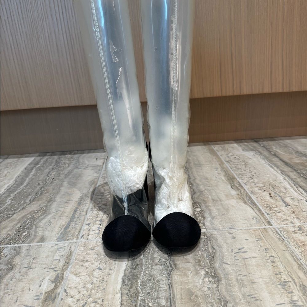 chanel spring summer 2018 transparent boots - Picture 4 of 4